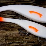 Soft Plastic Shad - Orange Tail