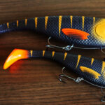 Soft Plastic Shad - Black Perch